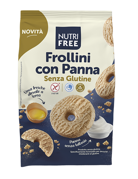 NUTRIFREE - FROLLINI CON PANNA Senza Glutine gr 250