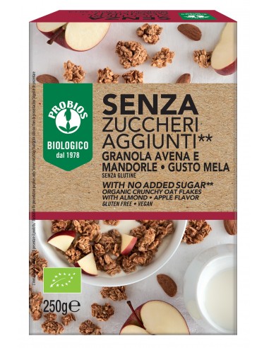 Probios Granola Avena e Mandorle Senza Zuccheri Aggiunti