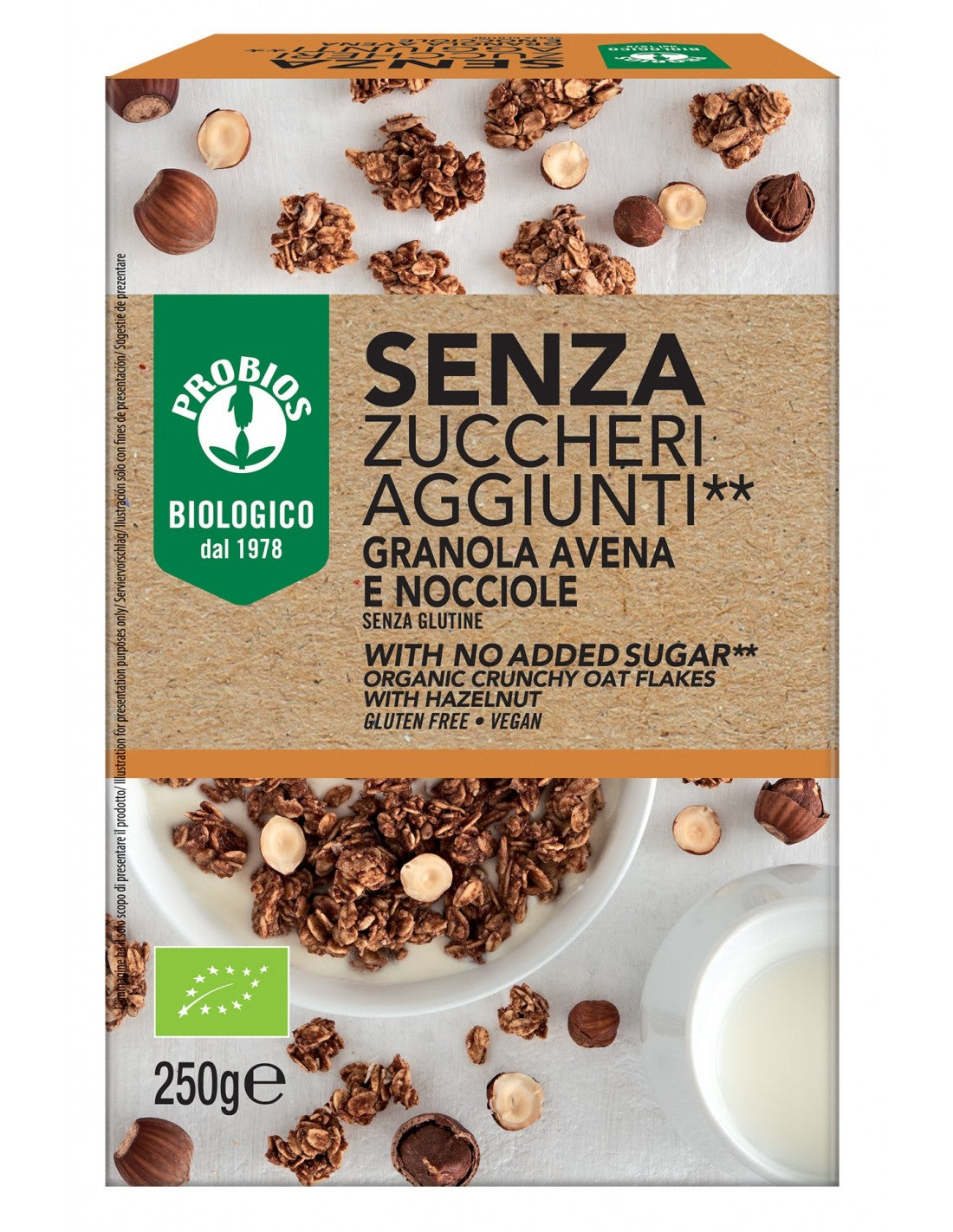 Probios Granola Avena e Nocciole Senza Zuccheri Aggiunti