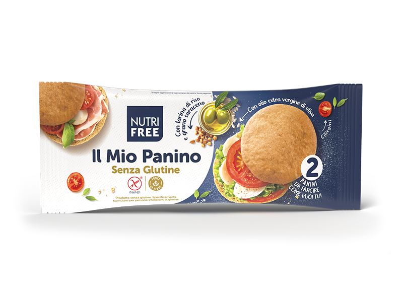 NUTRIFREE - IL MIO NUTRIFREE - PANINO Senza Glutine 180 gr (90 gr x 2)
