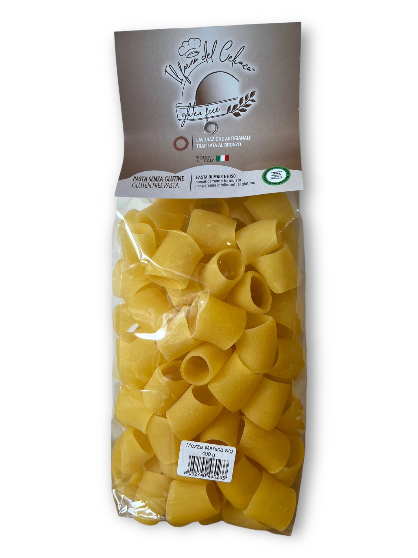 Pasta Mezze Maniche IL FORNO DEL CELIACO - gr 400