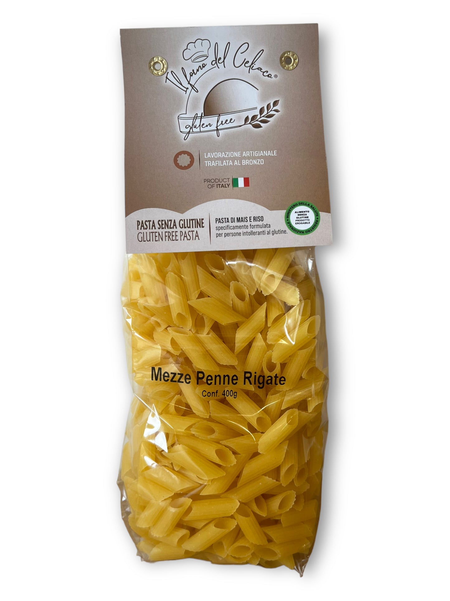 Pasta Mezze Penne IL FORNO DEL CELIACO - gr 400