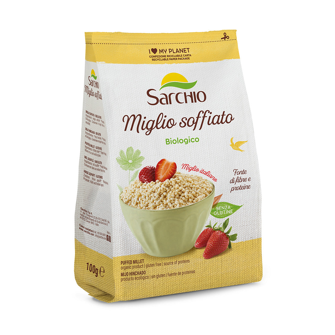 SARCHIO - MIGLIO SOFFIATO 100G