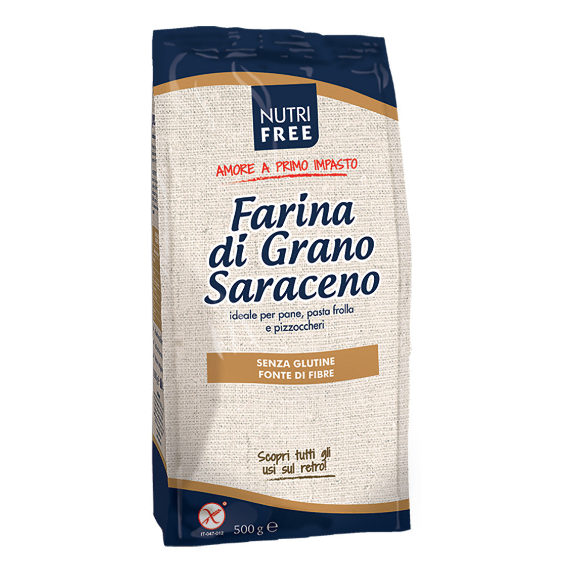 NUTRIFREE - FARINA DI GRANO SARACENO Senza Glutine 500 gr