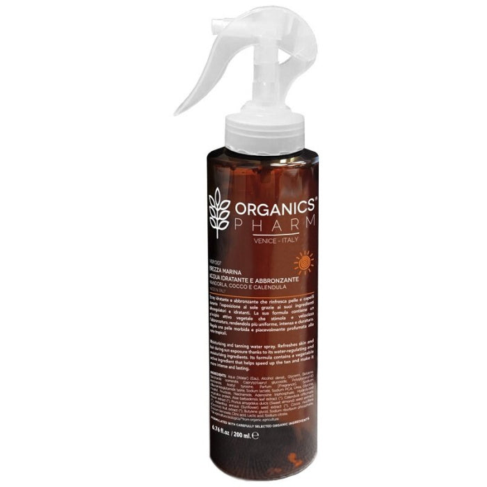 Acqua Idratante Abbronzante 200ml - Organics Pharm