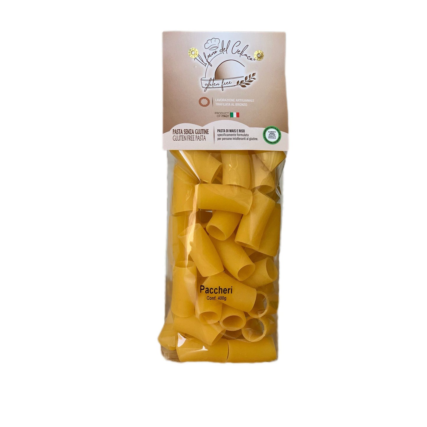 Pasta Paccheri IL FORNO DEL CELIACO - gr 400