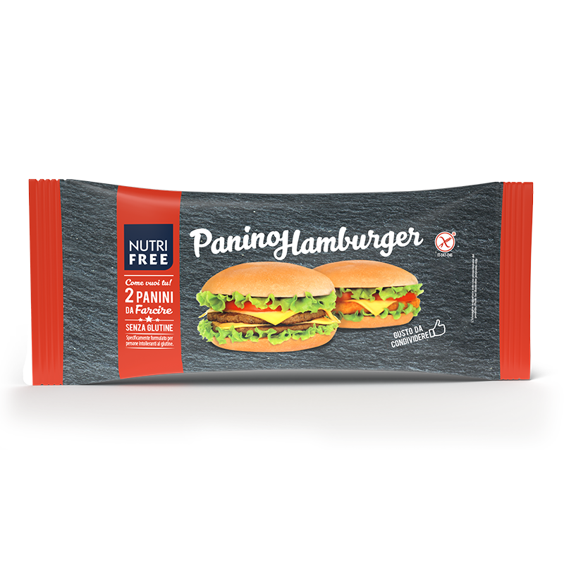 NUTRIFREE - PANINO HAMBURGER Senza Glutine 180 gr (90 gr x 2)