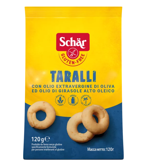 DR. SCHAR - TARALLI S/LATTOSIO 120 gr