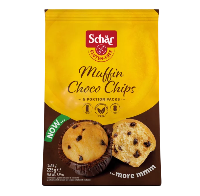 DR. SCHAR - MUFFIN CHOCO CHIPS 225 gr Nuova Formula