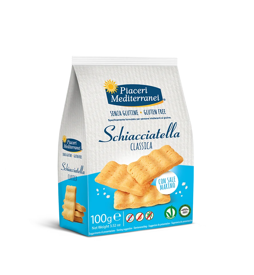 PIACERI MEDITERRAINEI - SCHIACCIATELLA CLASSICA 100G