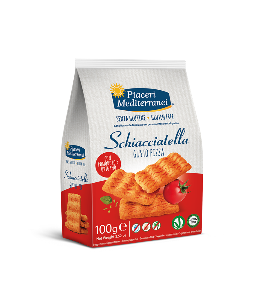 PIACERI MEDITERRAINEI - SCHIACCIATELLA GUSTO PIZZA 100G