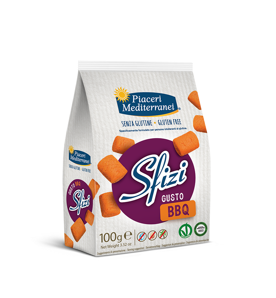 PIACERI MEDITERRAINEI - SFIZI GUSTO BBQ 100G