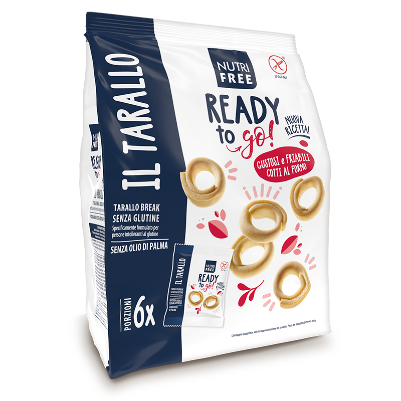 NUTRIFREE - TARALLO BREAK Senza Glutine 180 gr (30 gr x 6)