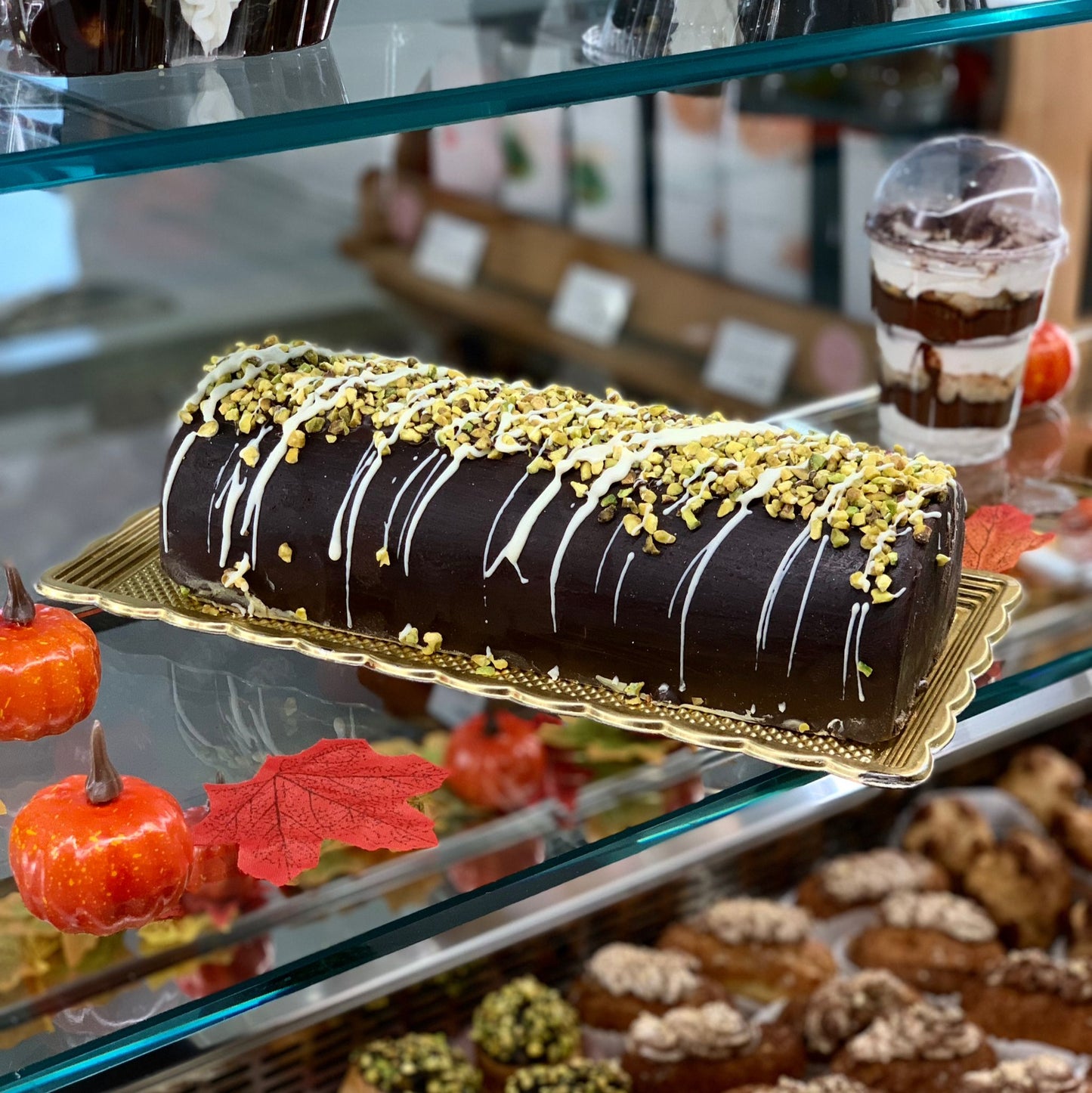 Torrone Cioccolato e Pistacchio Senza Glutine - IL FORNO DEL CELIACO - gr 140