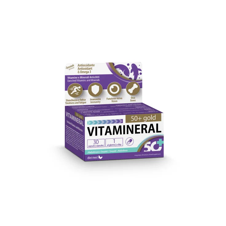 VITAMINERAL 50+ GOLD DIETMED 30 CAPSULE