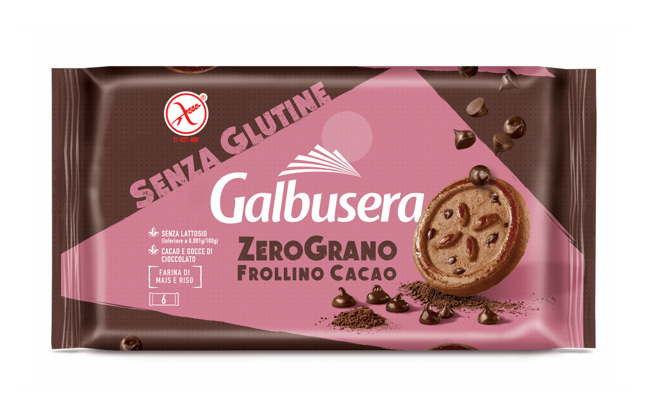 GALBUSERA - FROLLINO CON CACAO E GOCCE CIOCCOLATO 220 gr
