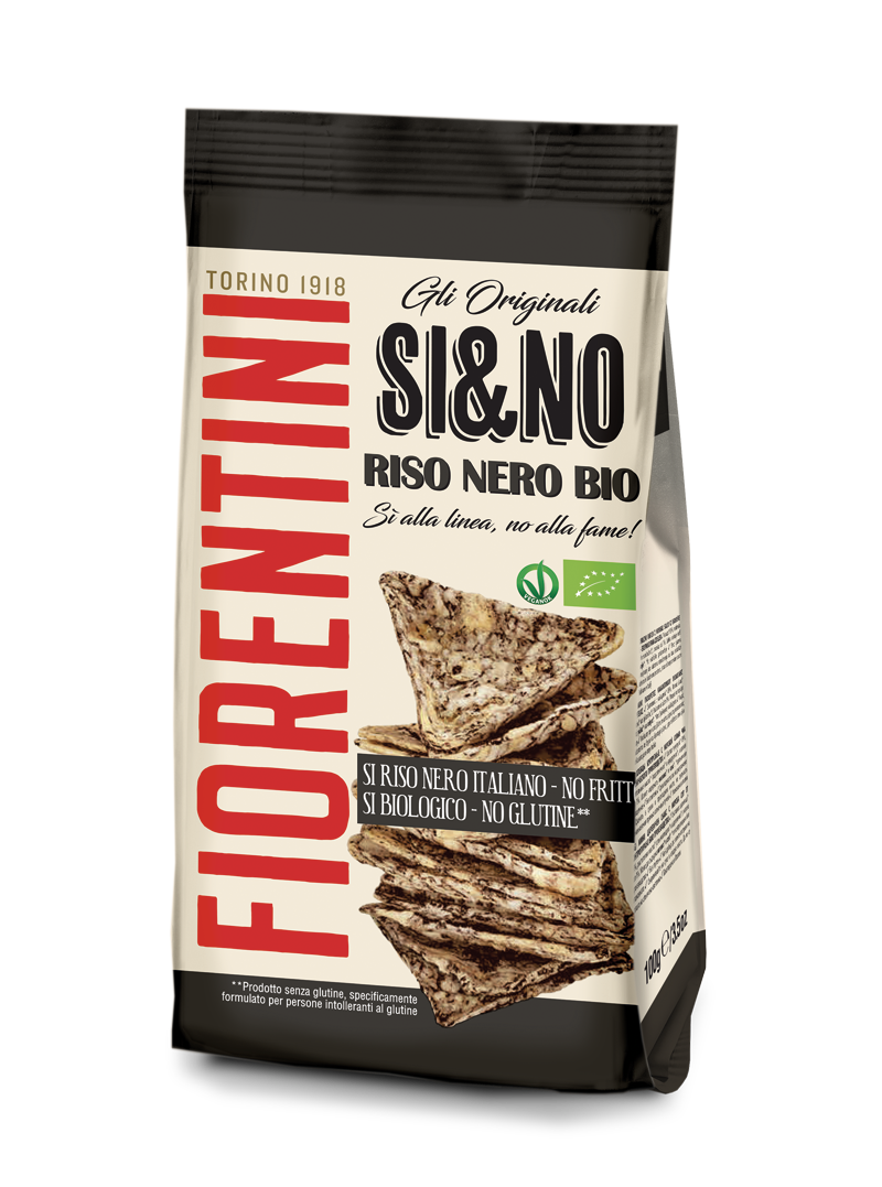 FIORENTINI - SI & NO TRIANGOLI AL RISO NERO 80 gr
