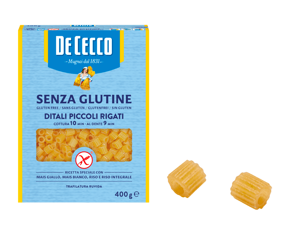 DE CECCO - DITALI PICCOLI RIGATI 400 gr