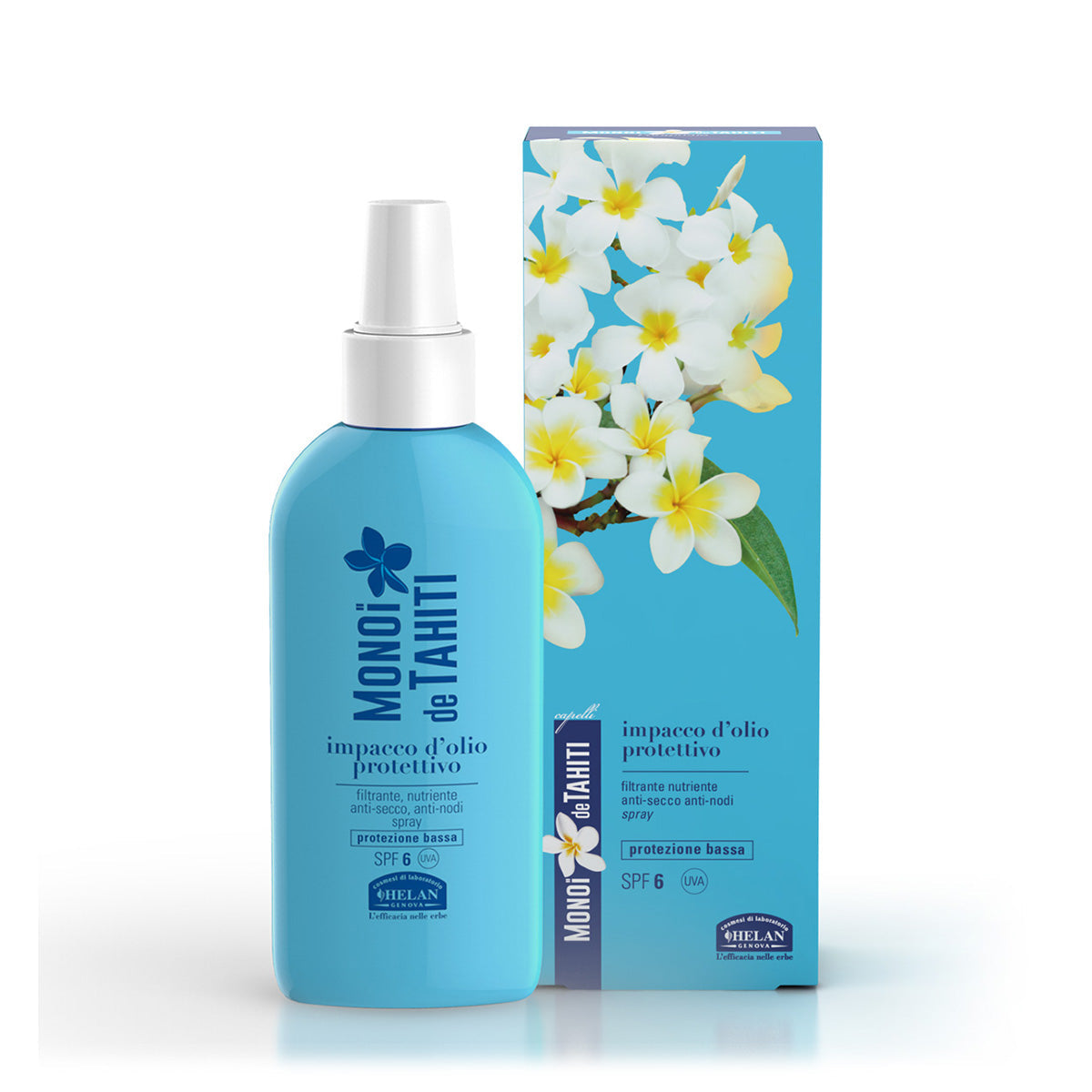 Impacco d'Olio Protettivo Spray SPF6 MONOÏ de TAHITI Hair Care - HELAN