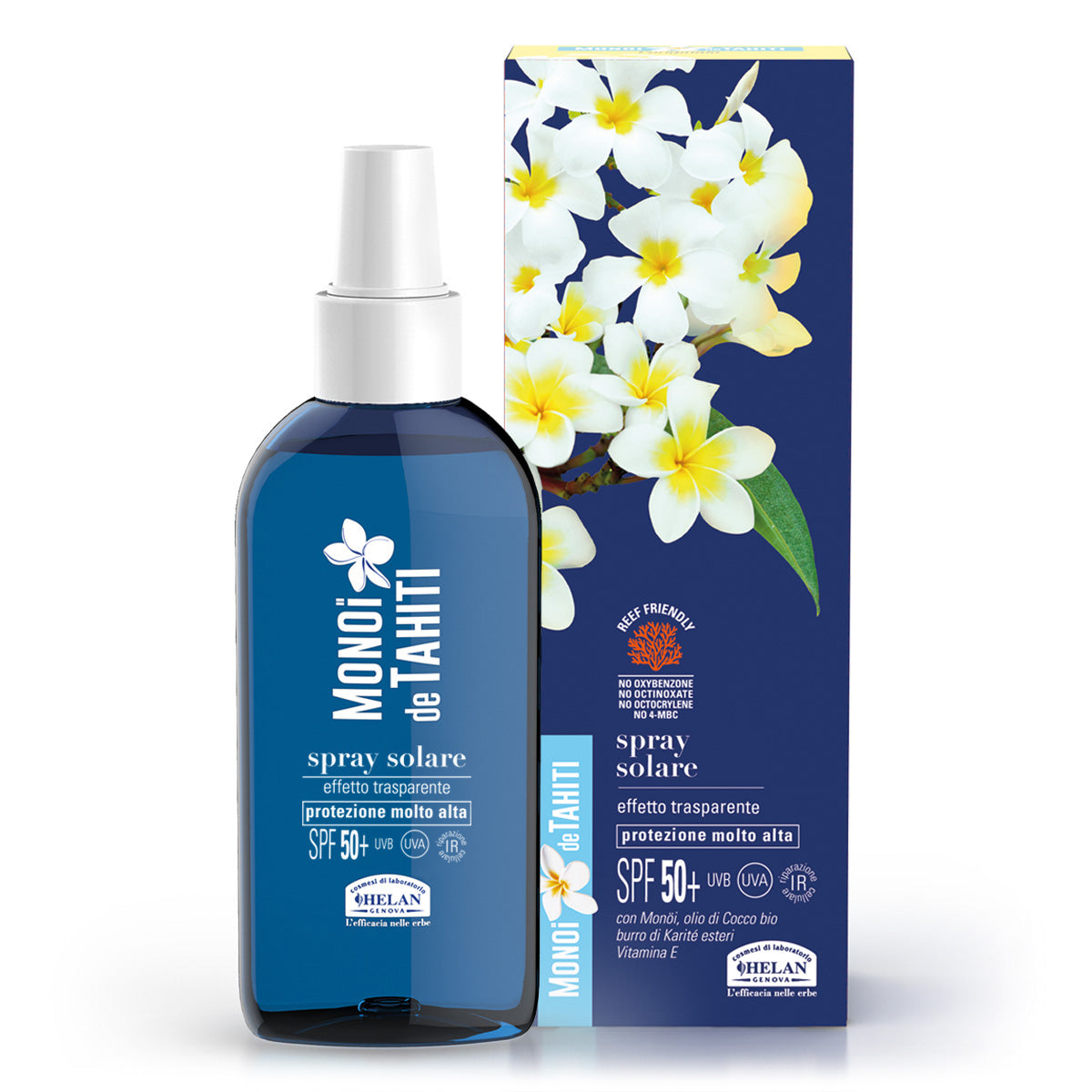 Spray Solare effetto trasparente SPF50+ MONOÏ de TAHITI - HELAN