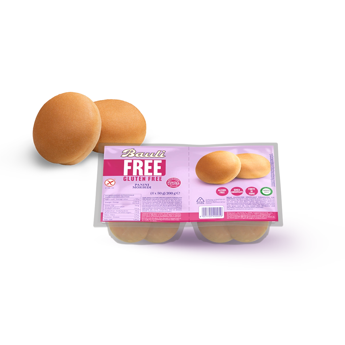Bauli Panini Morbidi Senza Glutine 200g