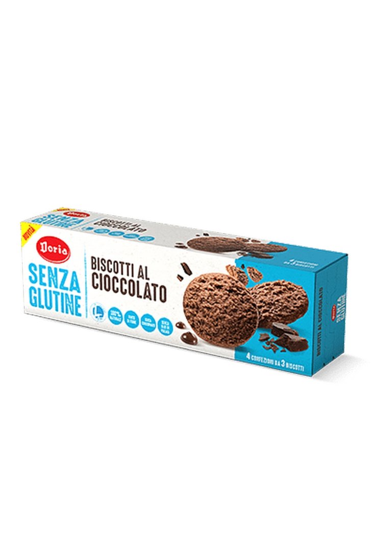 Doria Biscotti Cereali e Zenzero Senza Glutine 150g