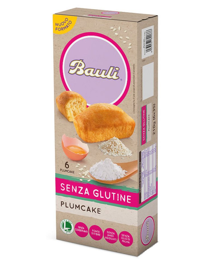 Bauli Plumcake Senza Glutine 210g