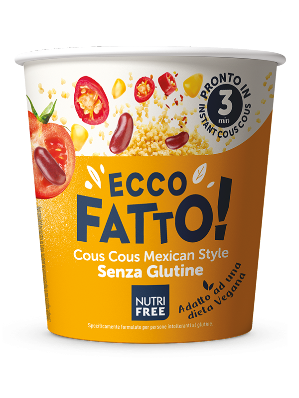 NUTRIFREE - COUS COUS MEXICAN STYLE GR 70 Senza Glutine (Novitá)