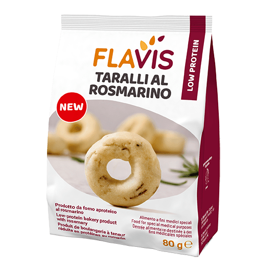 Taralli al rosmarino Aproteici 80 g - Flavis