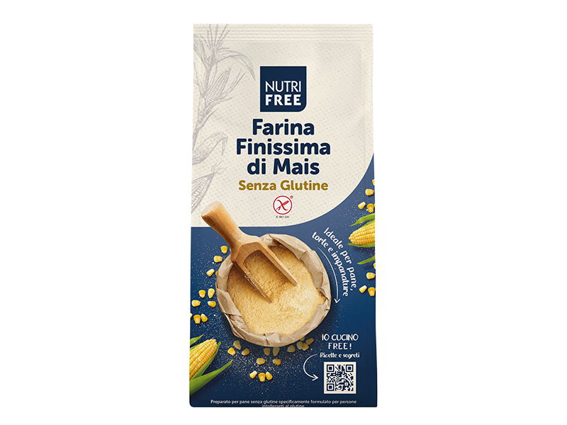 NUTRIFREE - FARINA FINISSIMA DI MAIS Senza Glutine 500 gr