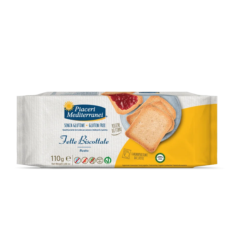 PIACERI MEDITERRANEI - FETTE BISCOTTATE 110G