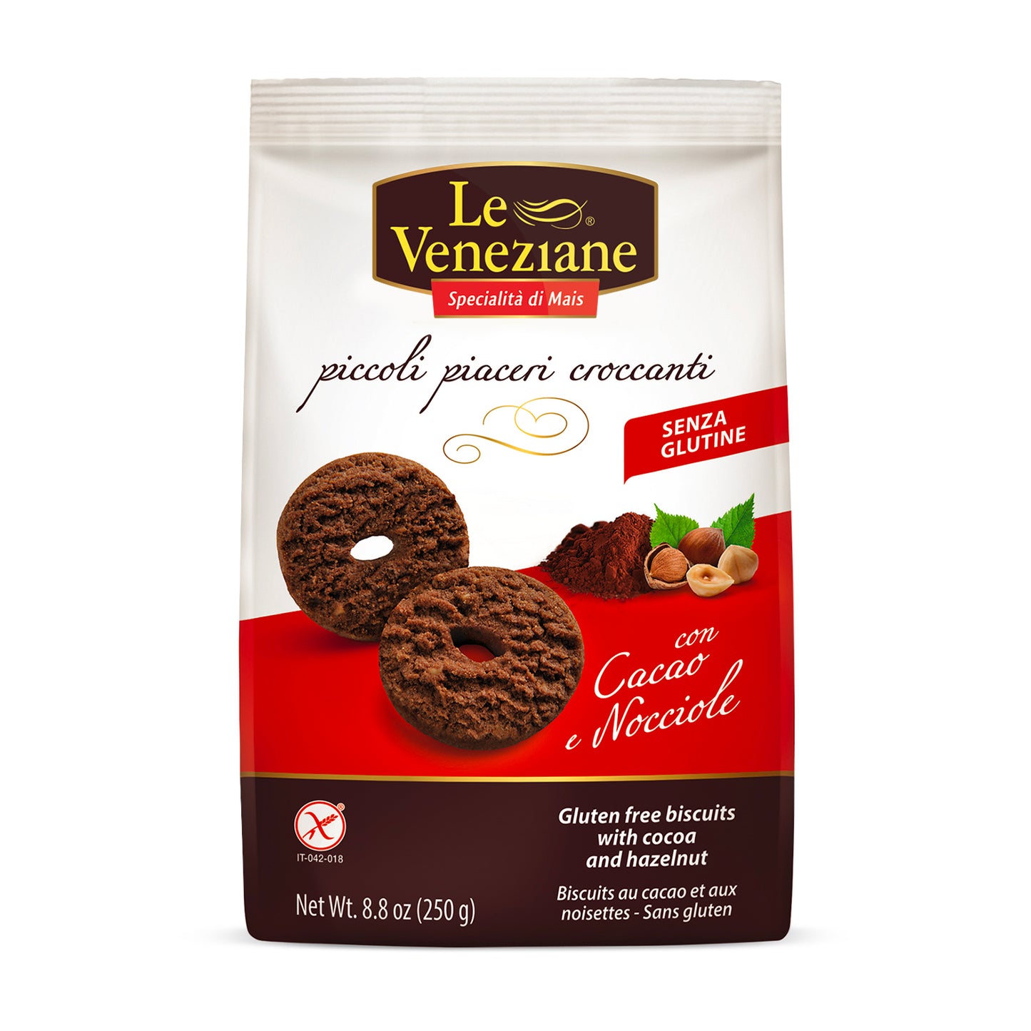 MOLINO DI FERRO - BISCOTTI CACAO E NOCCIOLA 250 gr