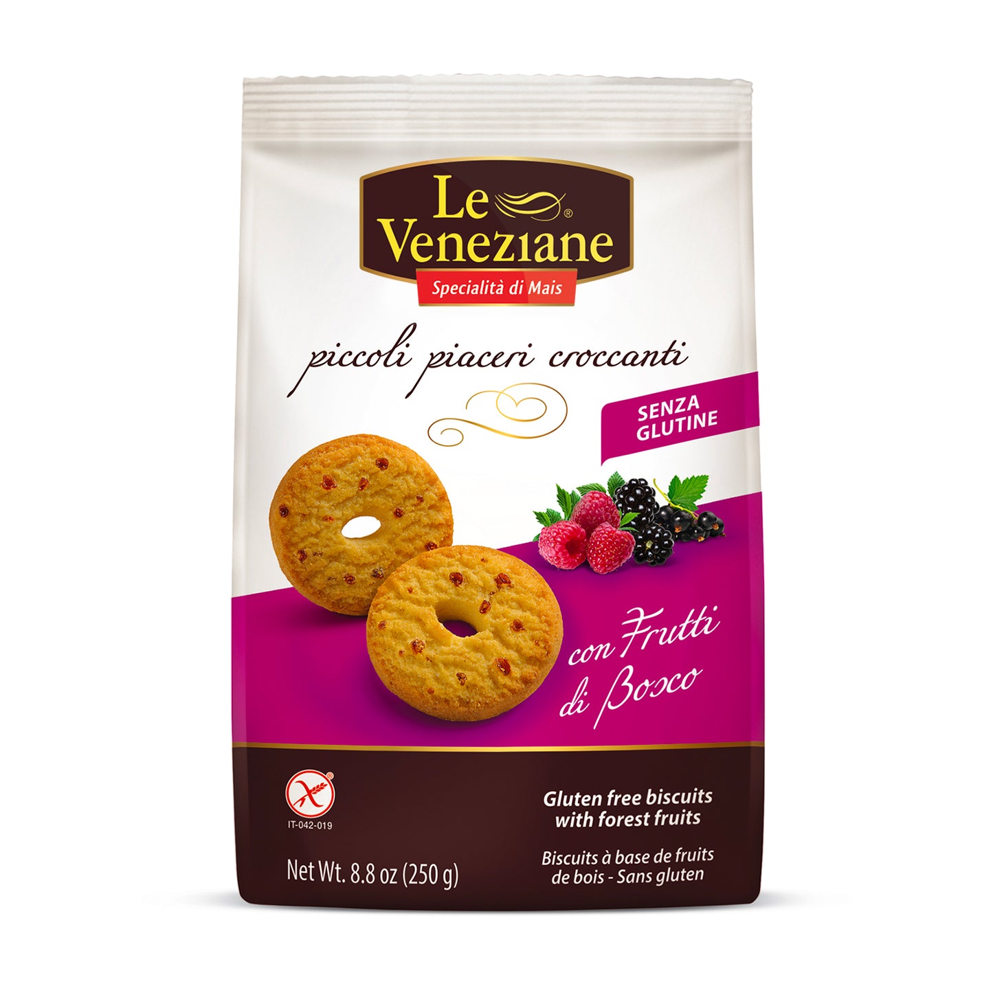 MOLINO DI FERRO - BISCOTTI AI FRUTTI DI BOSCO 250 gr
