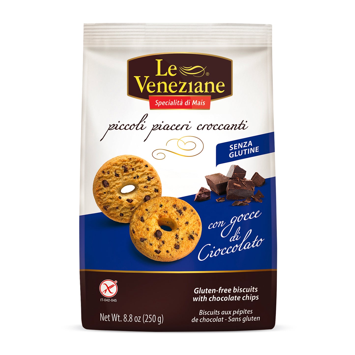 MOLINO DI FERRO - BISCOTTI CON GOCCE DI CIOCCOLATO GR 250