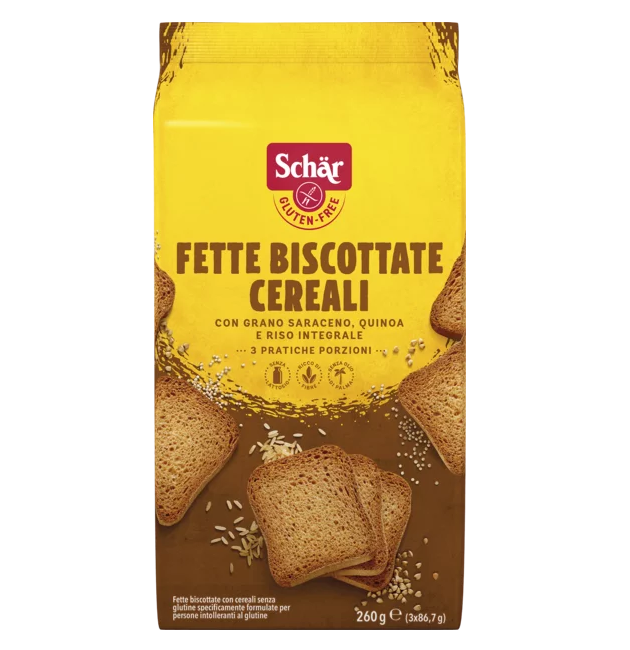 DR. SCHAR - FETTE BISCOTTATE AI CEREALI 260 gr