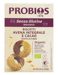 Probios Biscotti Avena Integrale e Cacao