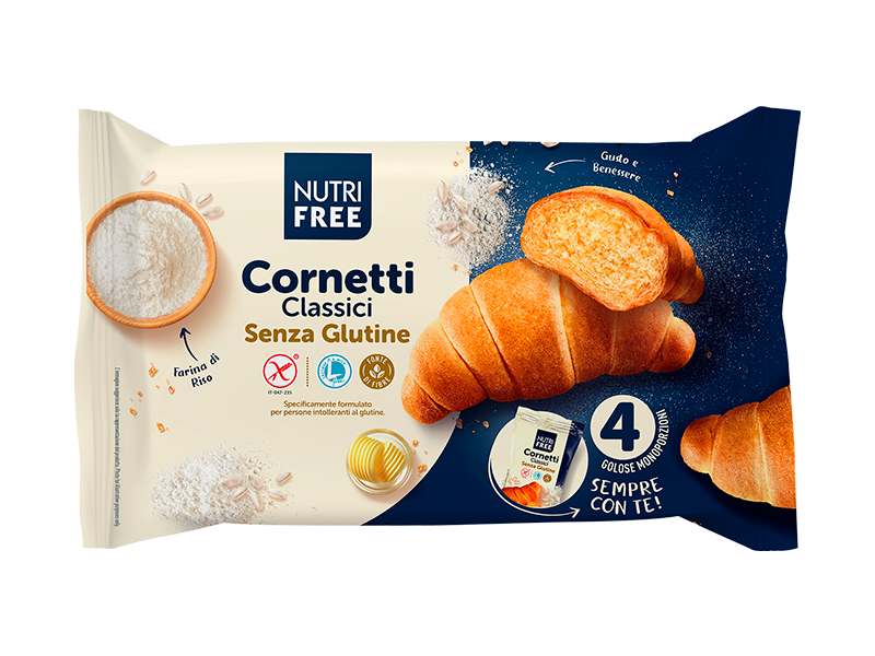 NUTRIFREE - CORNETTI CLASSICI Senza Glutine GR 200 (50GRX4)