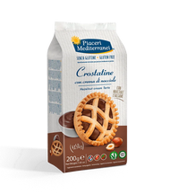 PIACERI MEDITERRANEI - CROSTATINA CON CREMA DI NOCCIOLE 200G