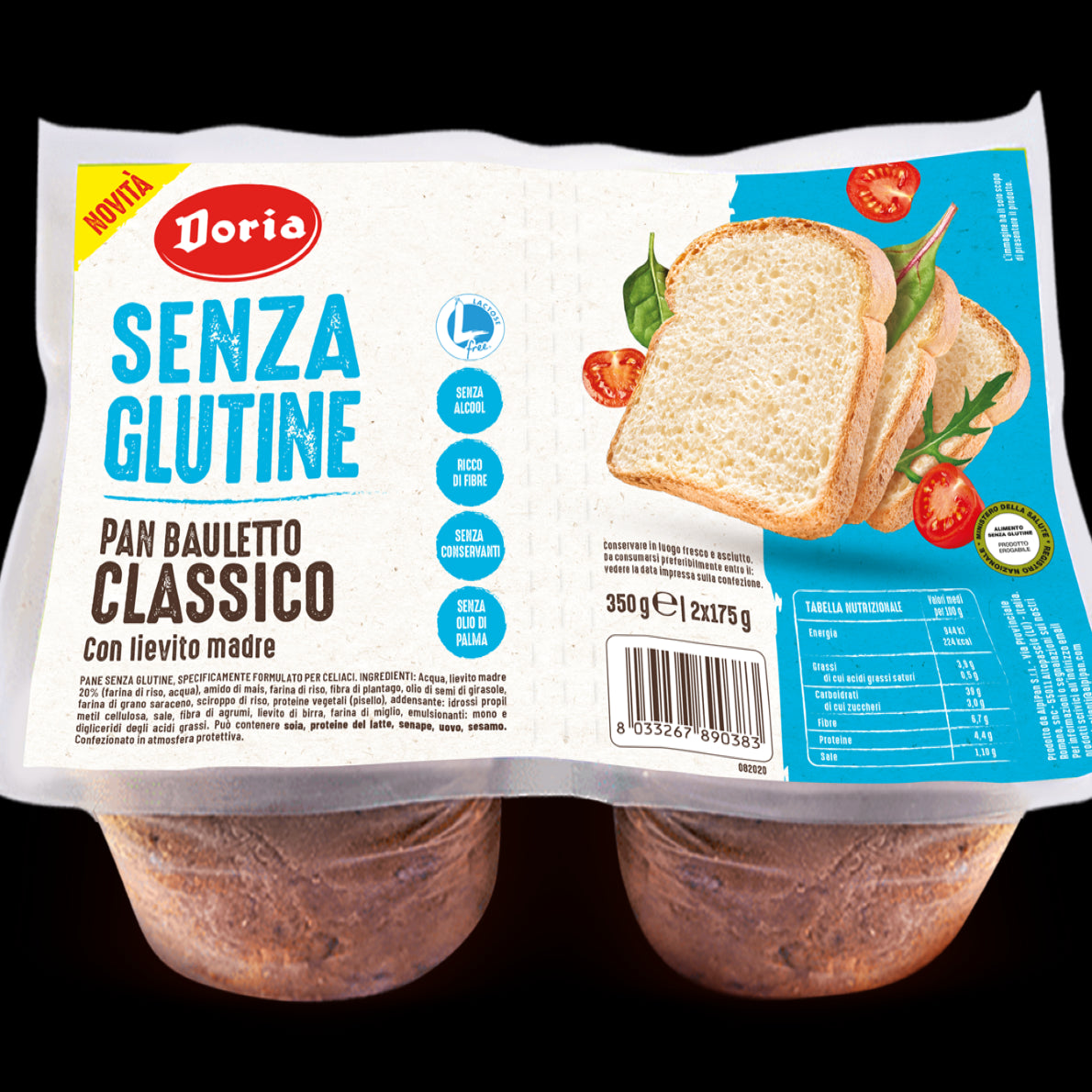 Doria Pan Bauletto Classico Senza Glutine 350g