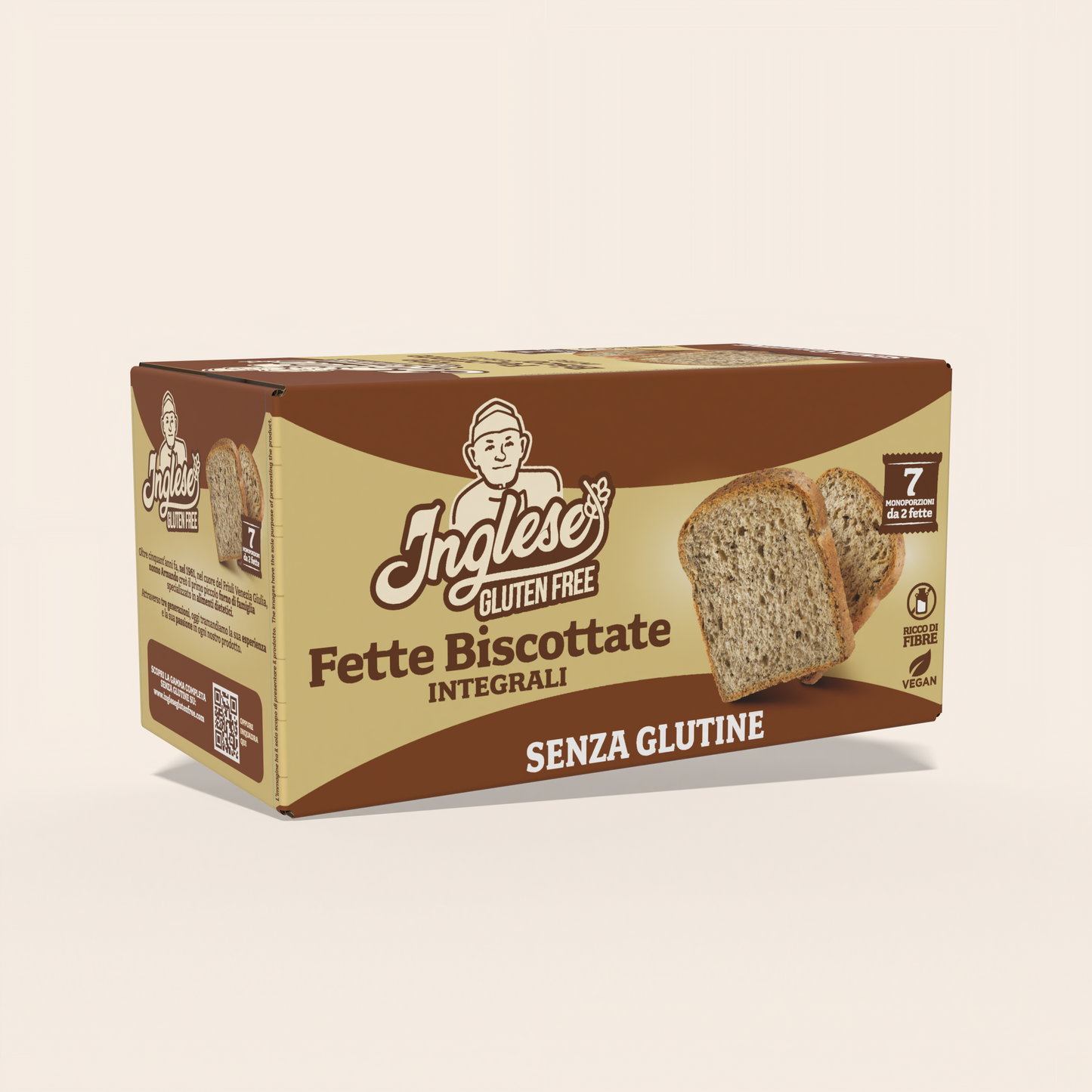 INGLESE - Fette Biscottate Integrali Senza Glutine