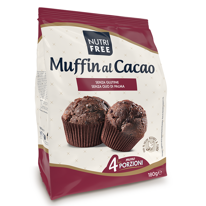 NUTRIFREE - MUFFIN AL CACAO Senza Glutine 180 GR (45GRX4)