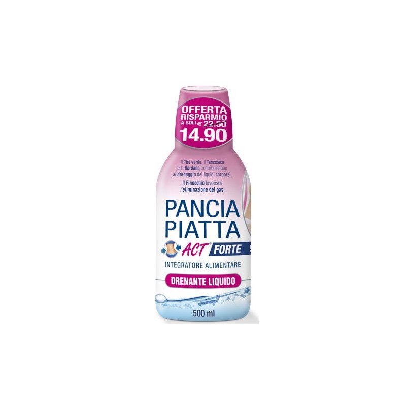 Pancia Piatta Act Forte Drenante Liquido - 500 ml