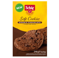 DR. SCHAR - SOFT COOKIES DOUBLE CHOCOLATE 210 gr