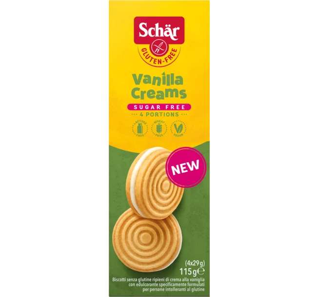 DR SCHAR -  VANILLA CREAMS SUGAR FREE  115g